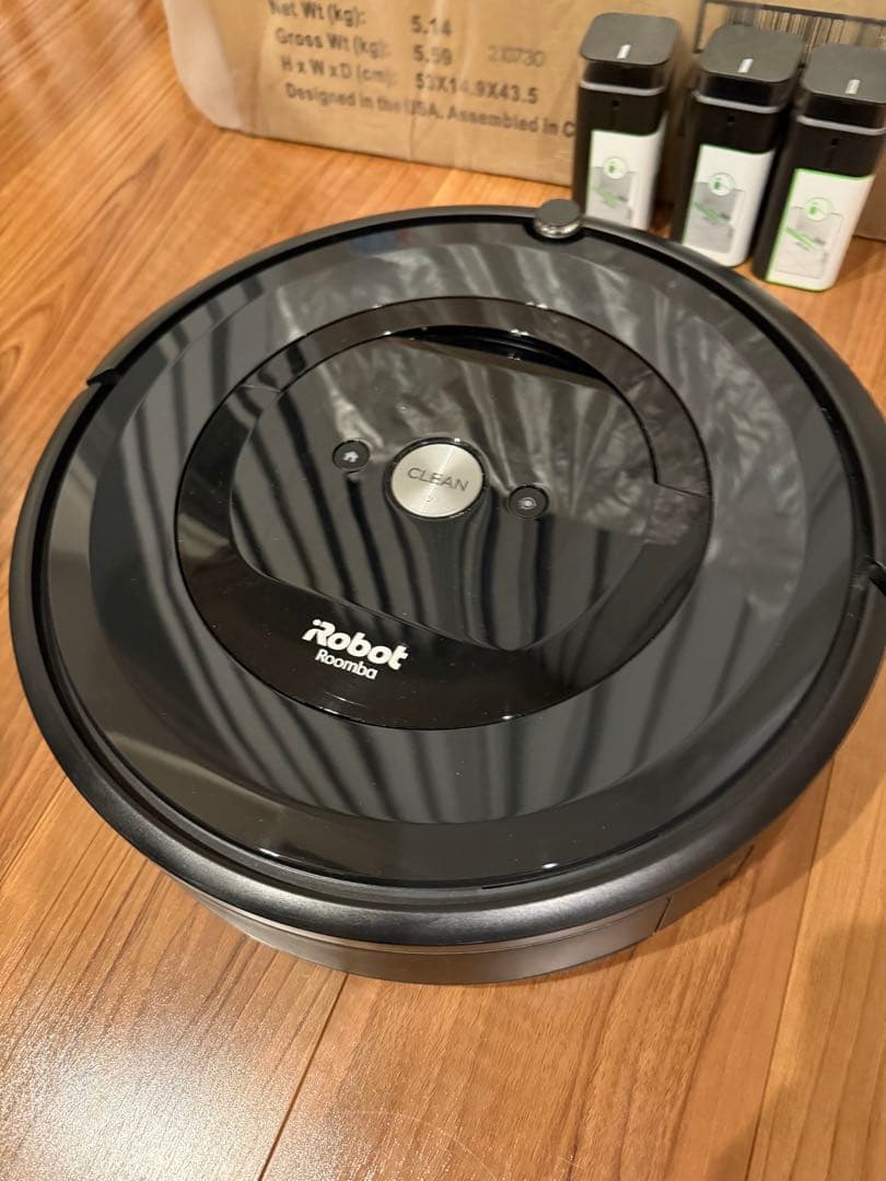 ルンバe5 新品換えブラシ、新品フィルター、新品ローラー、バーチャルウォール2個