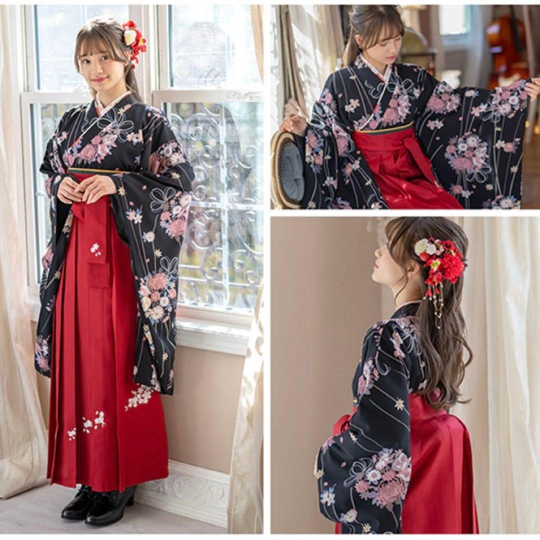 美品！ヘア飾り付き！キャサリンコテージ　簡単袴セット