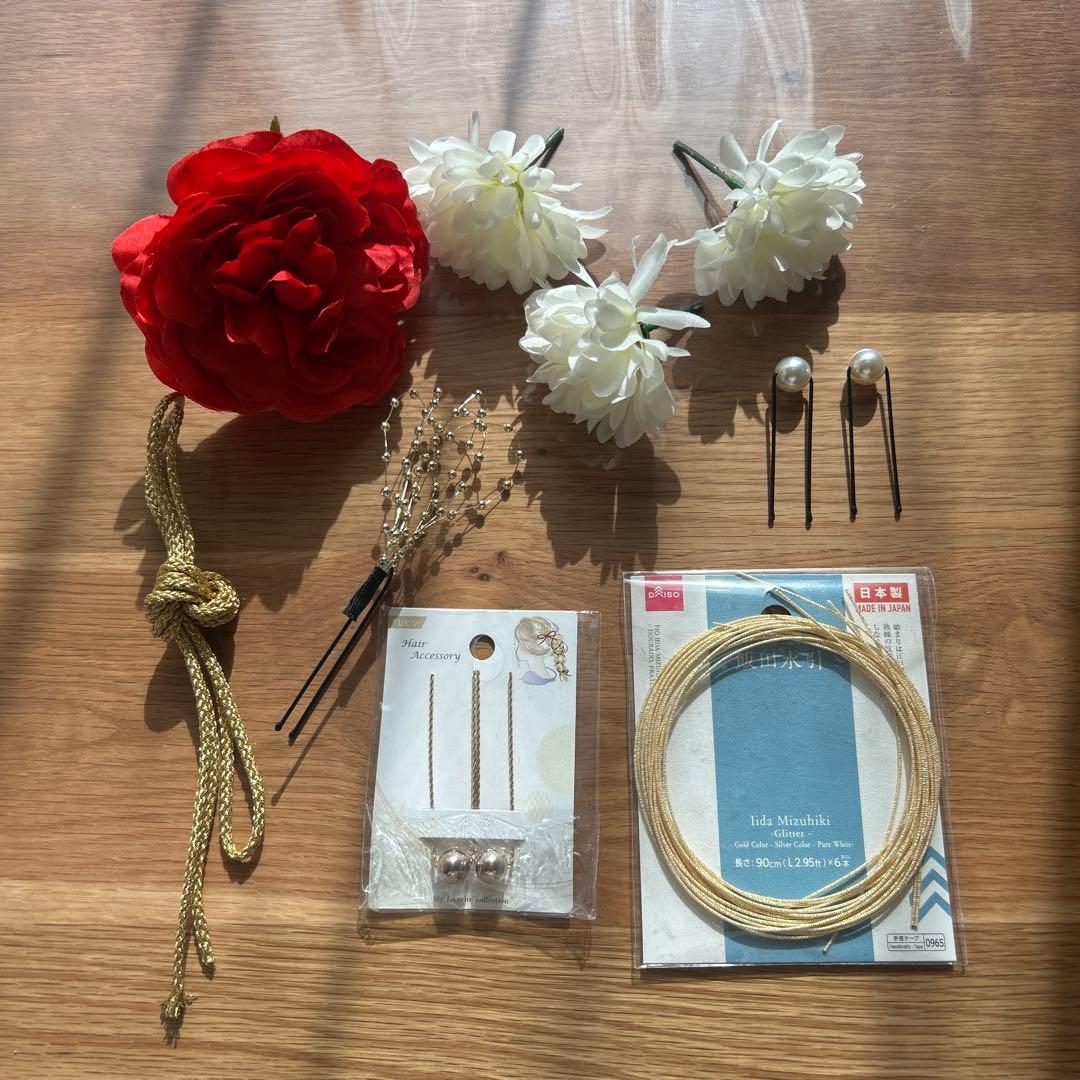 美品！ヘア飾り付き！キャサリンコテージ　簡単袴セット