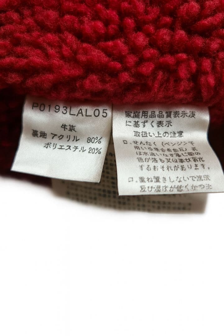 PINK HOUSE　革ジャン フード付き PHロゴ レディース