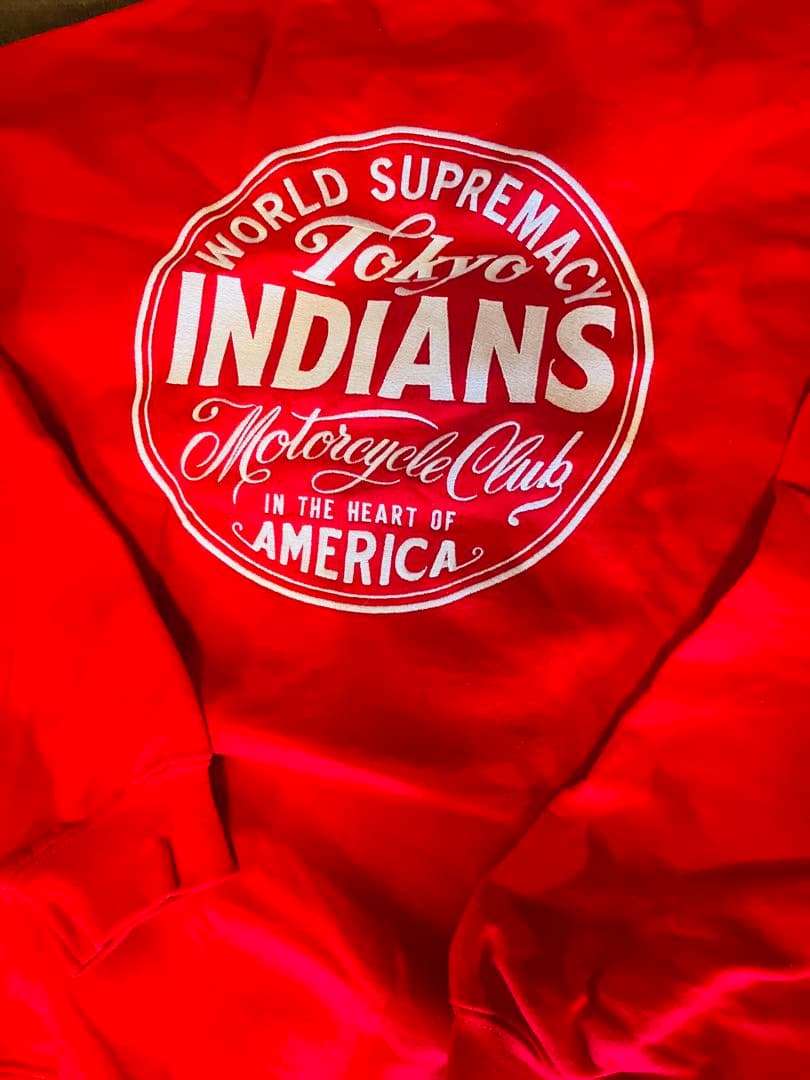 東京インディアンズ刺繍ロゴスエット美品
