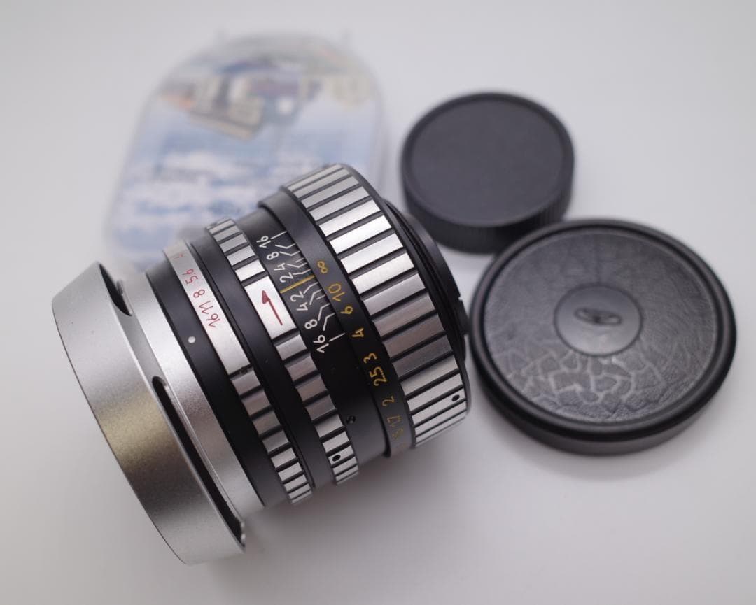 3【希少】　後期ゼブラ　未使用　ぐるぐるボケレンズ　ヘリオス44-2　M42