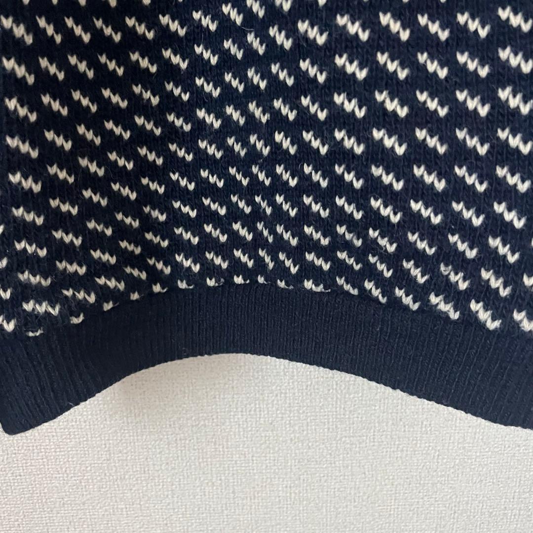 60's L.L.Bean 筆記体タグ バーズアイ柄 ウールニットセーター