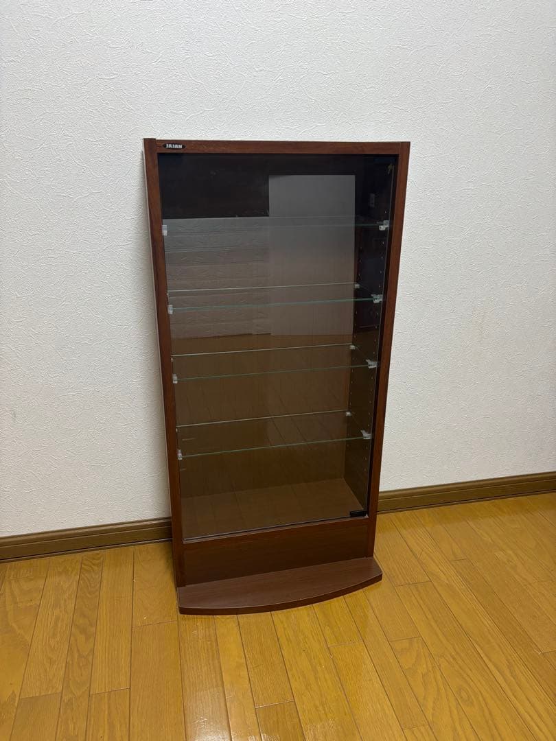 JAJAN ブラウン ガラス ディスプレイケース コレクション