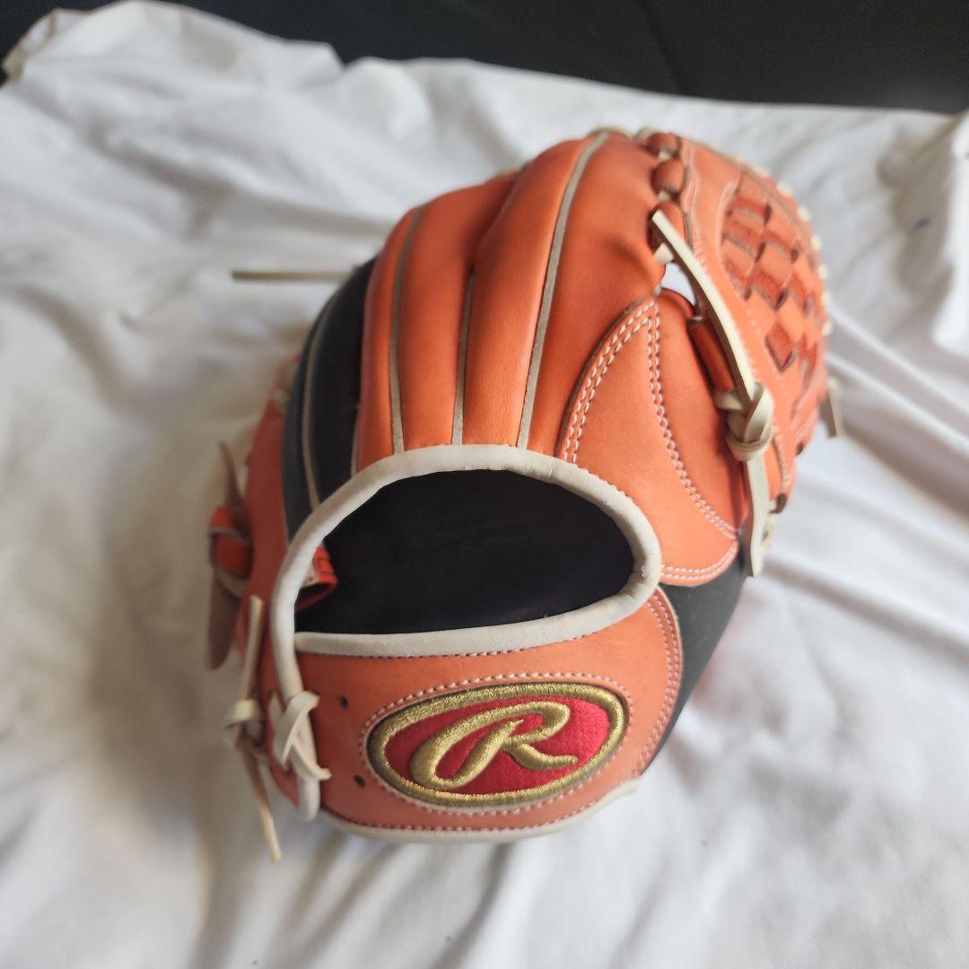 Rawlings 硬式野球グローブ ✨投手用オーダー✨オレンジ/ブラック