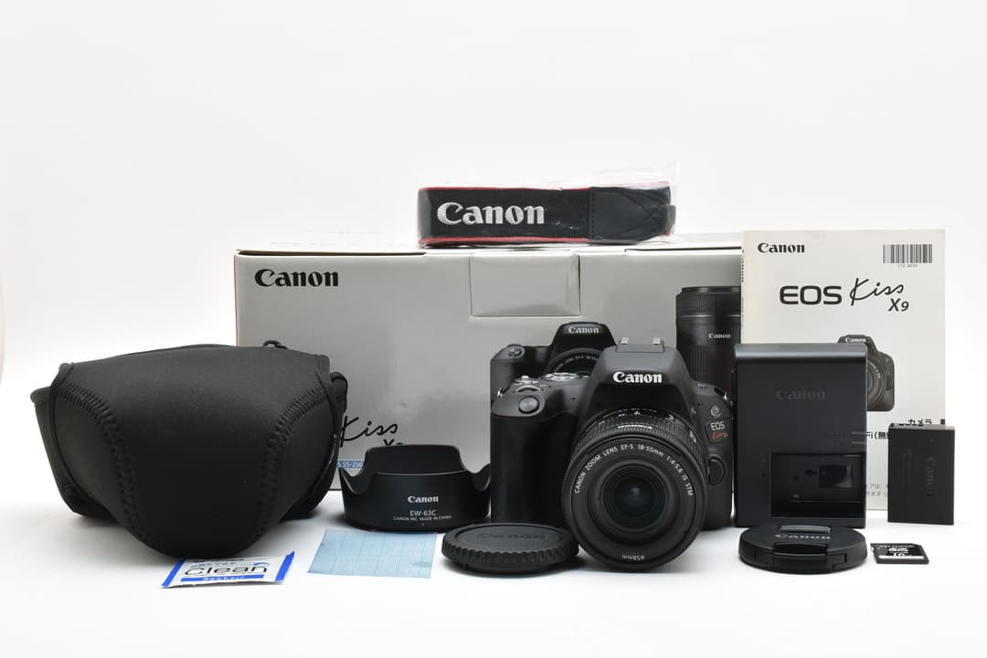 ほぼ未使用 Canon EOS Kiss X9 Wi-Fi搭載 元箱 #9035