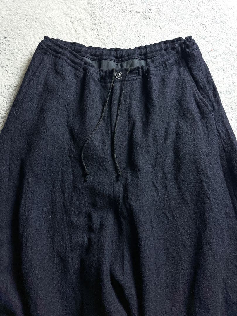 【Y's】ウール100% 2way アシンメトリーサルエルパンツ 変形スカート