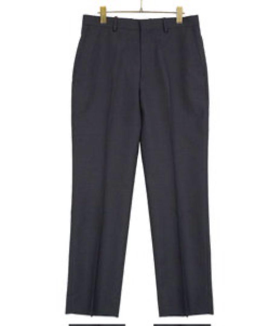 パンツ AURALEE BLUEFACED WOOL NARROW SLACKS