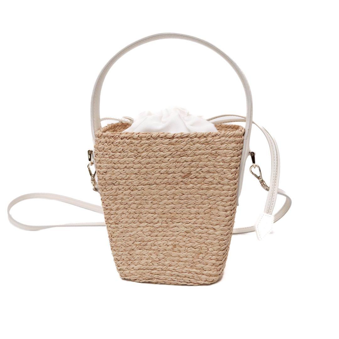 【極美品】ロジェヴィヴィエ かごバッグ ラフィア バスケット ミニ ベージュ