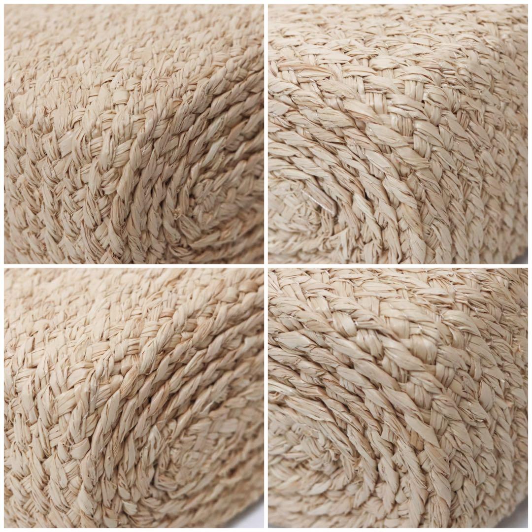 【極美品】ロジェヴィヴィエ かごバッグ ラフィア バスケット ミニ ベージュ