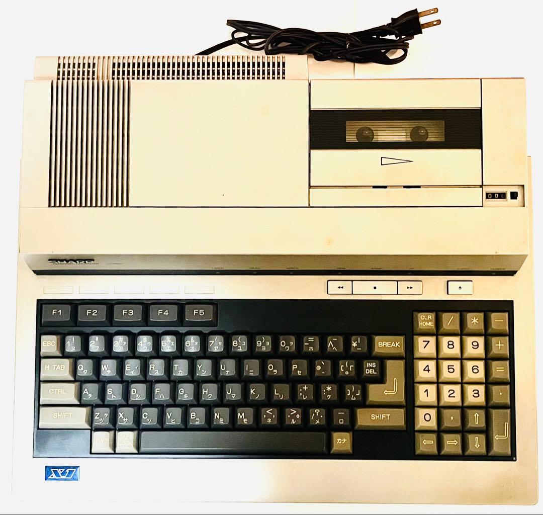 (データレコーダー不良ジャンク品）SHARP パソコンテレビX1 CZ-803C