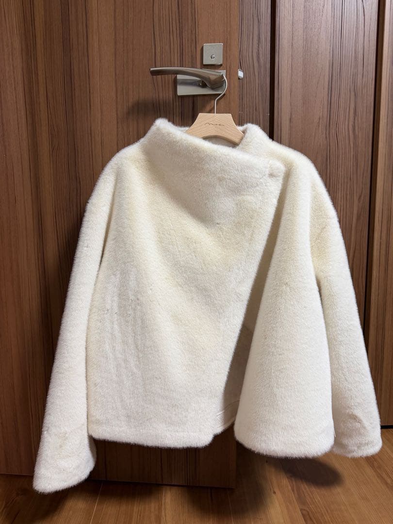 【新品】Na.e Reversible Fur Coat White コート
