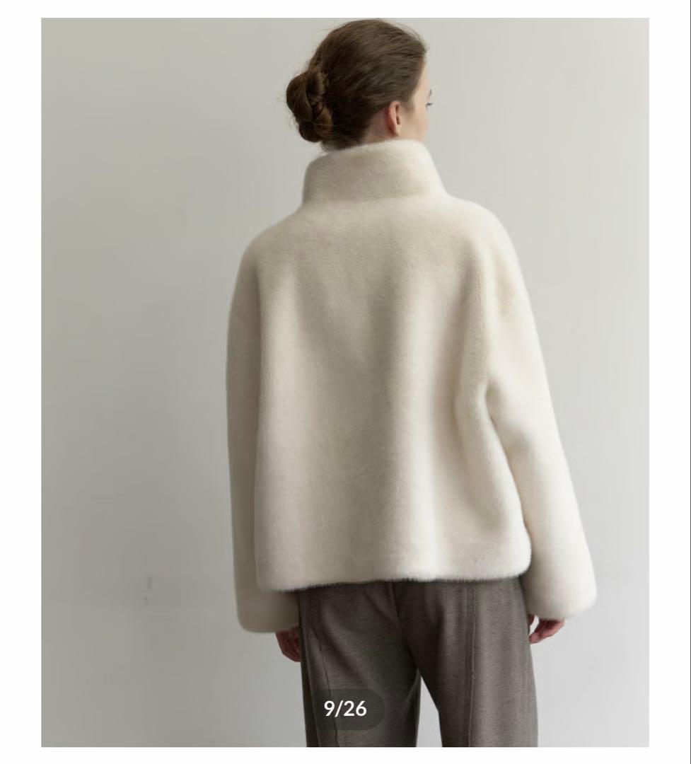 【新品】Na.e Reversible Fur Coat White コート