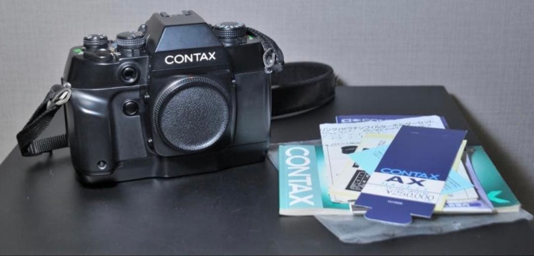 【動作確認済・返品保証・取説付き】極美品　コンタックスAX 貴重な後期型