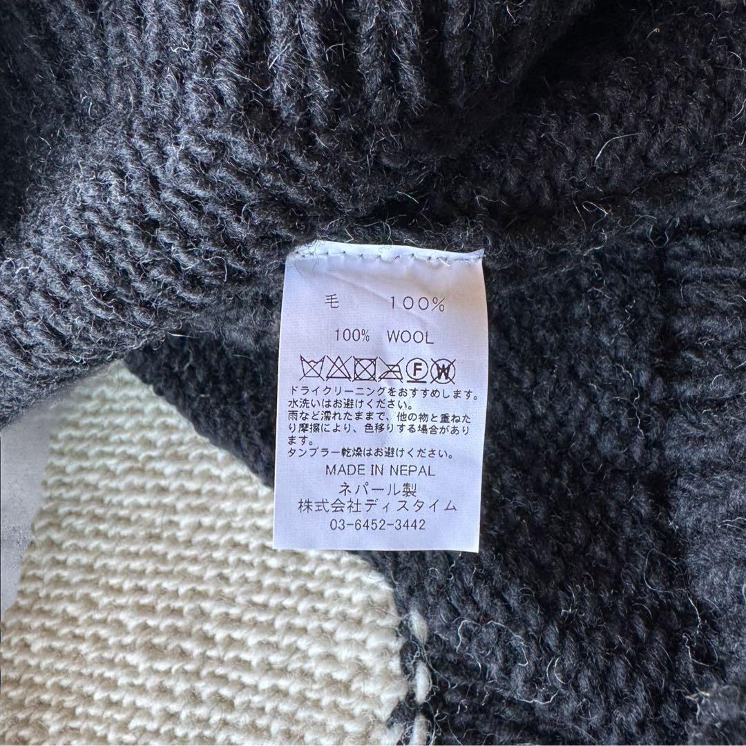 Macmahon knitting millsマクマホン　陰陽マーク　ニット