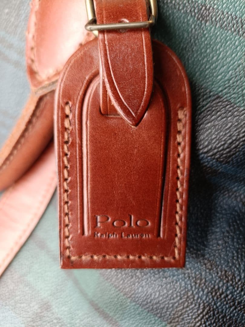 POLO RALPH LAURENタータンチェック ボストンバッグ 大容量