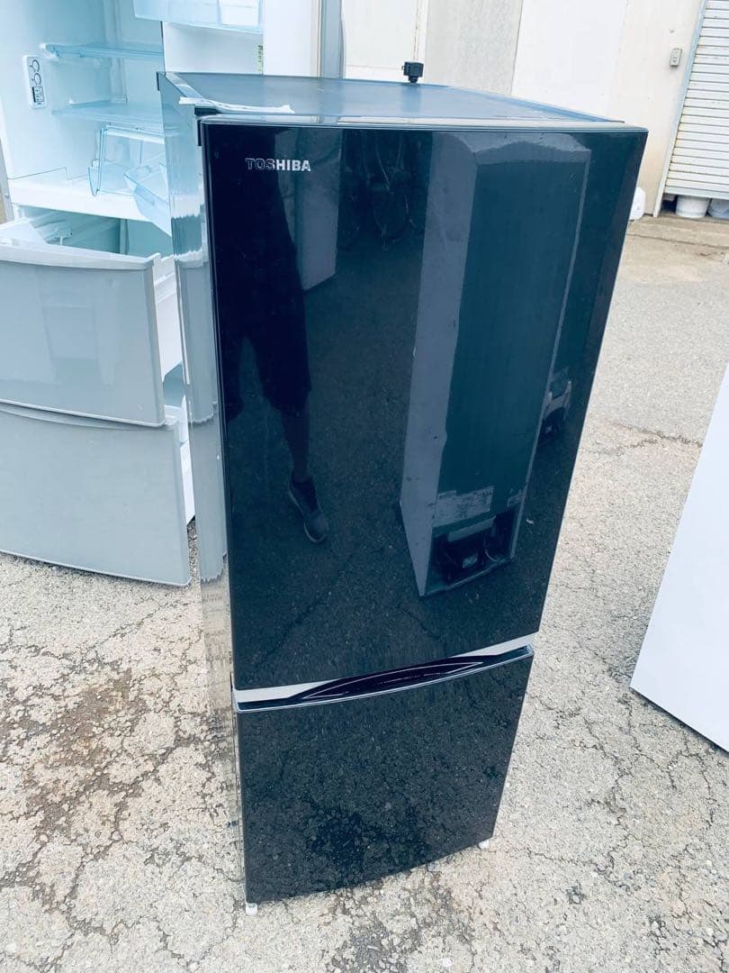 ①✅TOSHIBA冷凍冷蔵庫✅送料設置無料 ✅GR-M15BS✅