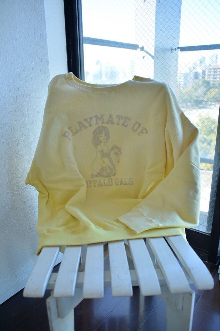 BOWWOW バウワウ PLAYMATE フロッキープリント スウェット XXL