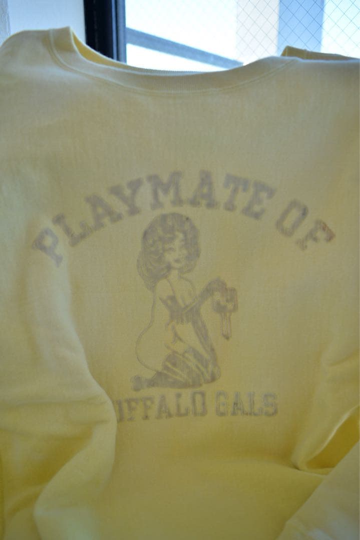 BOWWOW バウワウ PLAYMATE フロッキープリント スウェット XXL