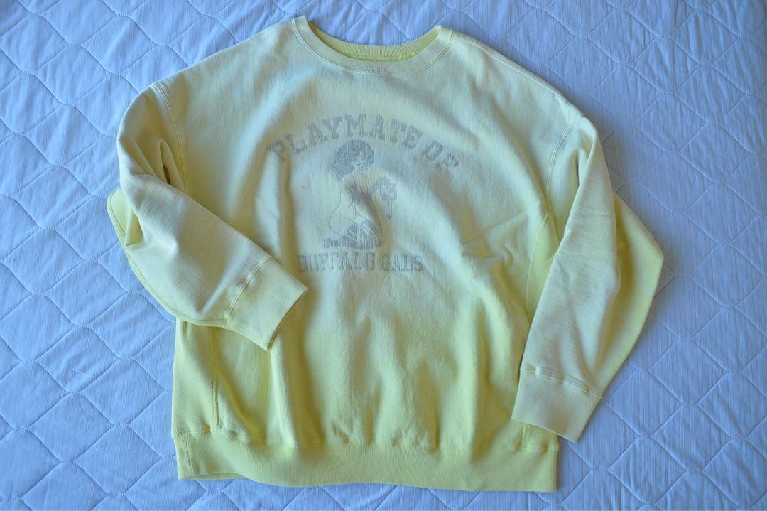 BOWWOW バウワウ PLAYMATE フロッキープリント スウェット XXL