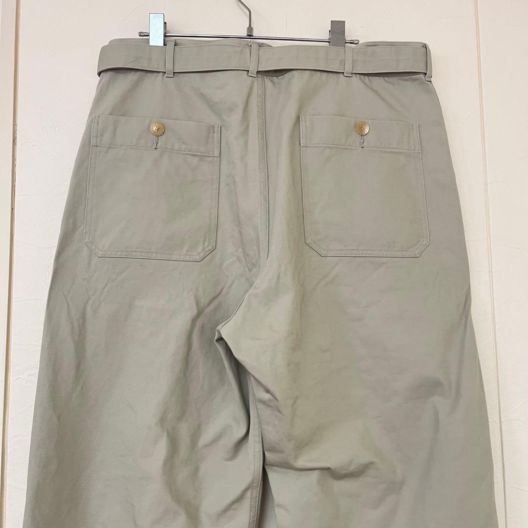 パンツ AURALEE HEAVY CHINO CLOTH BELTED PANTS