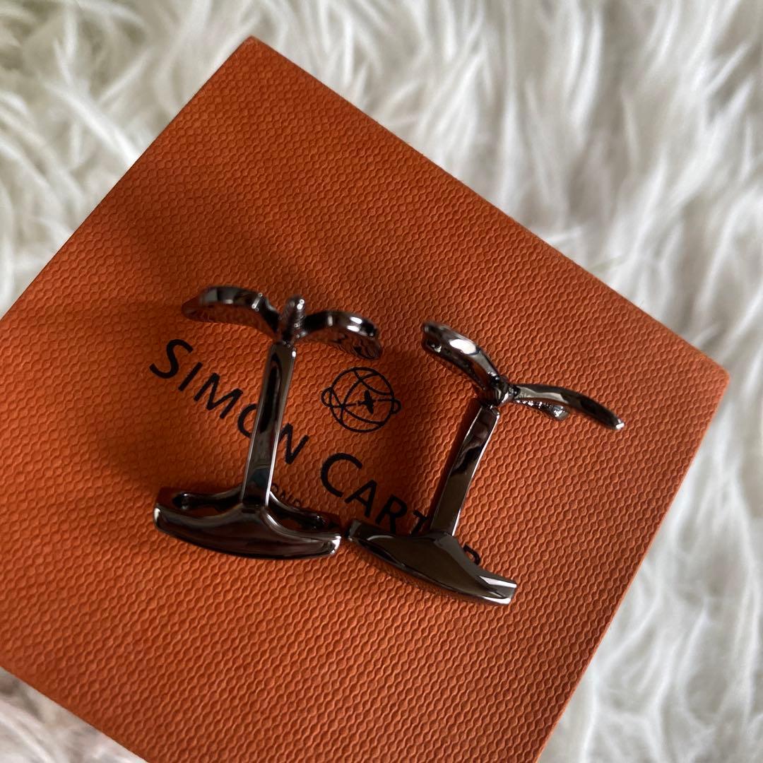 美品　SIMONCARTER/サイモンカーター　カフス　蝶