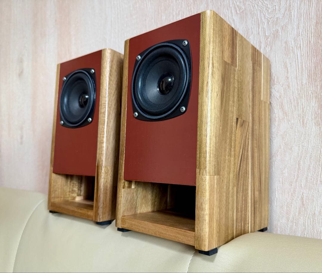 NFJ社P1000K互換10cmフルレンジ使用 バックロードホーンSP（ペア）