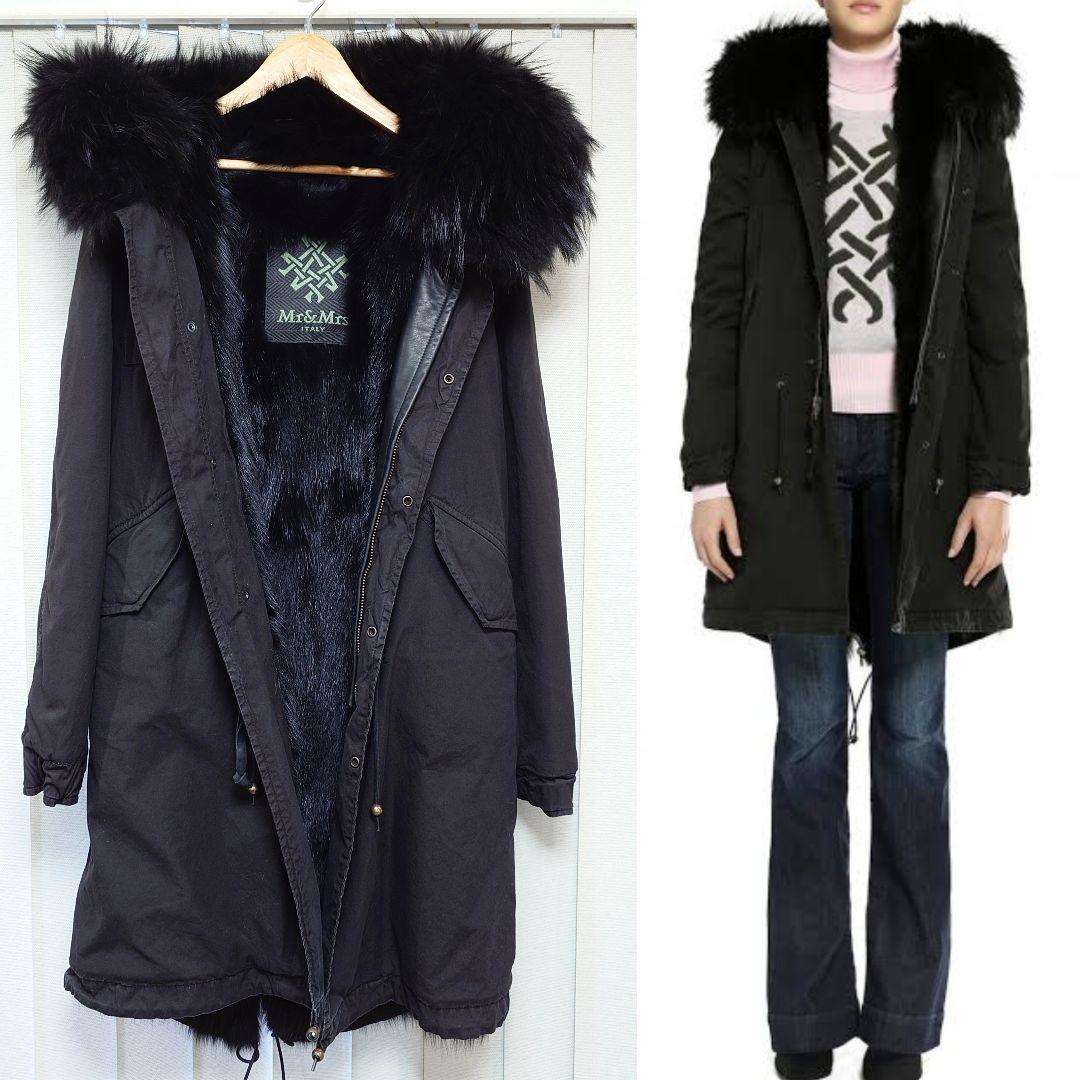 希少❗定価40万超❗ MR&MRS ITALY ファー モッズコート