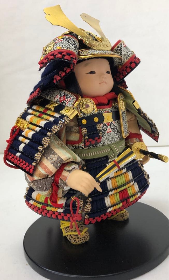 値下げしました五月人形　大将人形　鉄平　松崎幸一光作　おぼこ大将