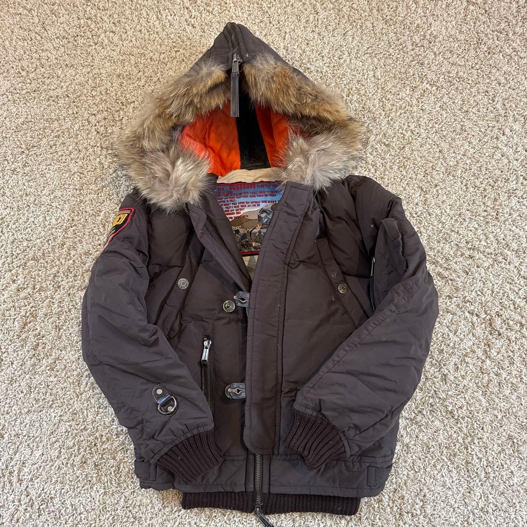 DSQUARED2 ダウンジャケット ダークブラウン