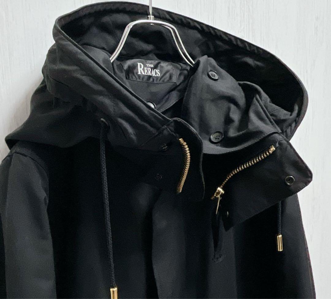 THE RERACS / ザ・リラクス　黒 モッズコート