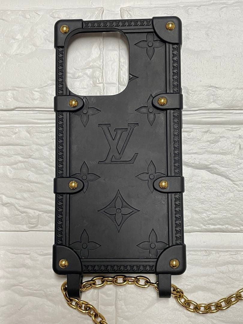 【良品】LOUIS VUITTON リ・トランク iPhoneケース 14Pro
