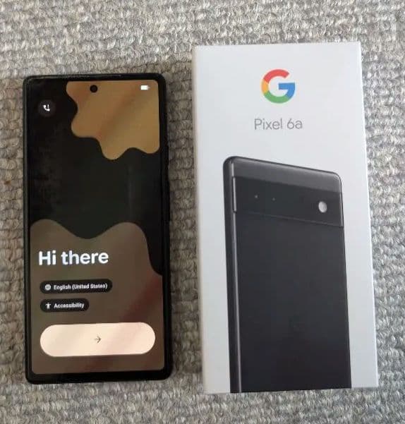 Google Pixel6a グーグル ピクセル 128GB チャコール　美品