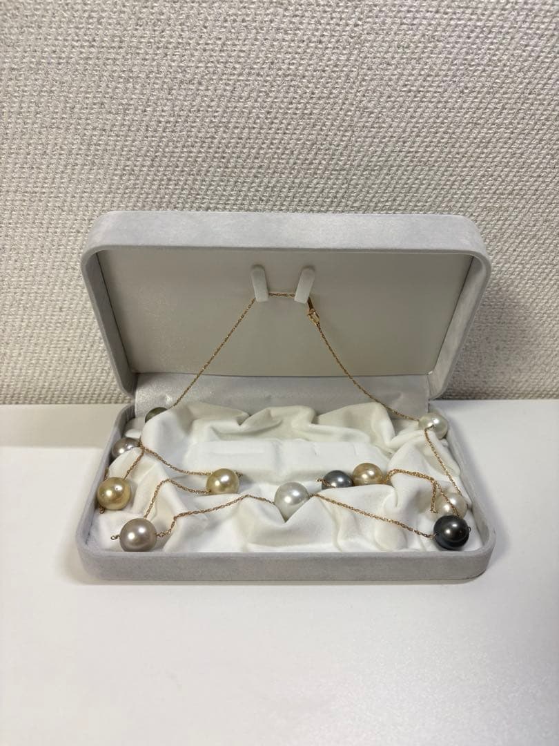 真珠 パールネックレス 付属ケース付