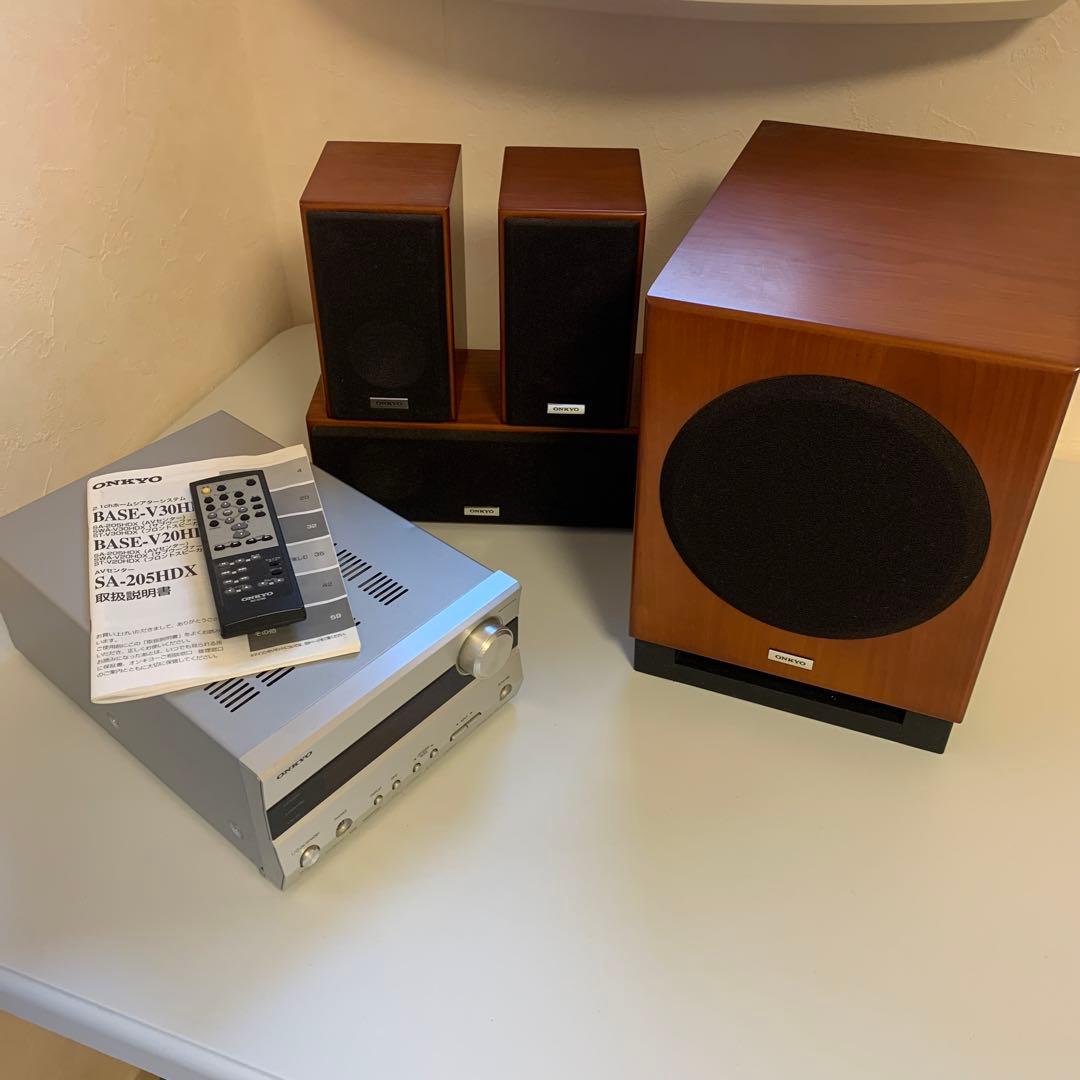 ONKYO 3.1ch ホームシアターセット BASE-V30HDX 木目調