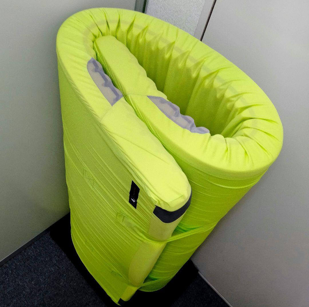 西川 エアー01　セミダブル　マットレス　イエロー　らくらくメルカリ便・簡易包装