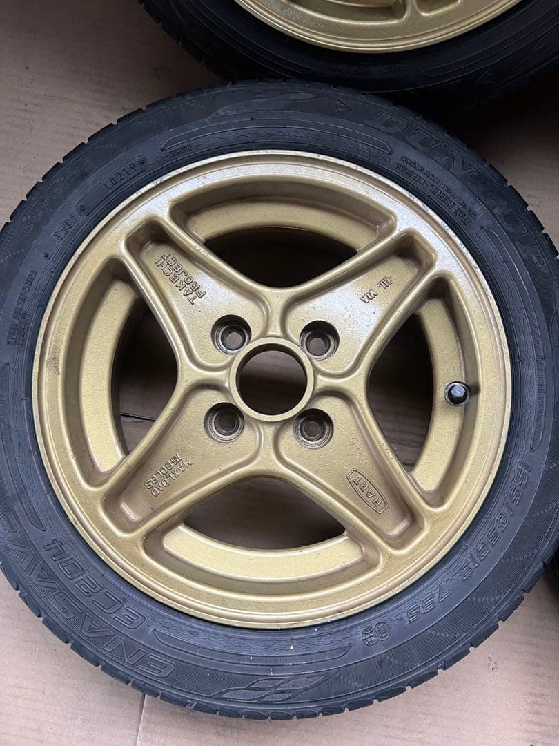 最終値下げ当時物PCD1004穴ハヤシレーシングタケチプロジェクト13インチ4本