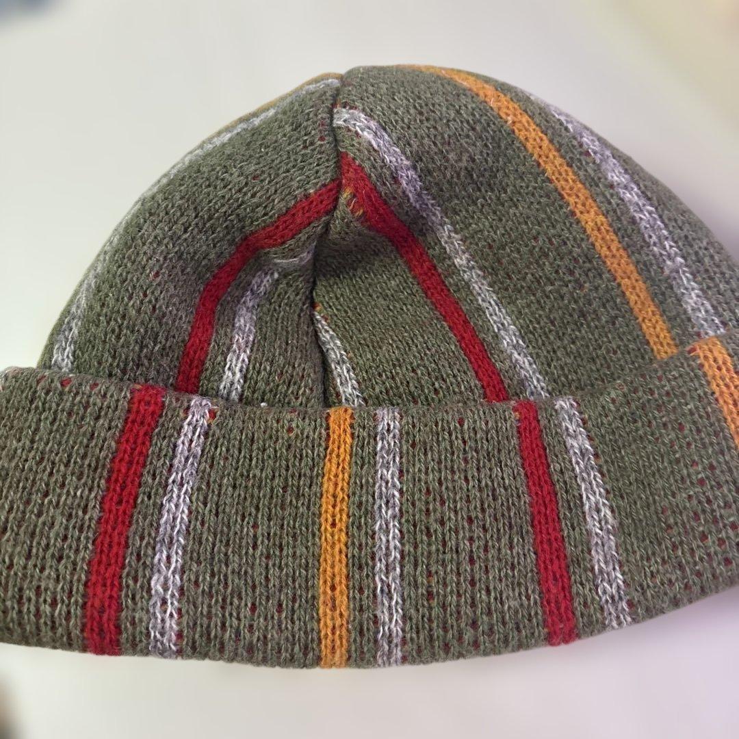 帽子 noroll stripe washable benie