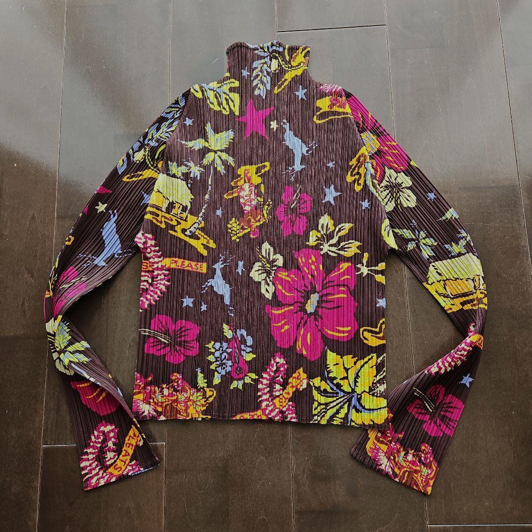 PLEATS PLEASE ハイネック長袖 サイズ3