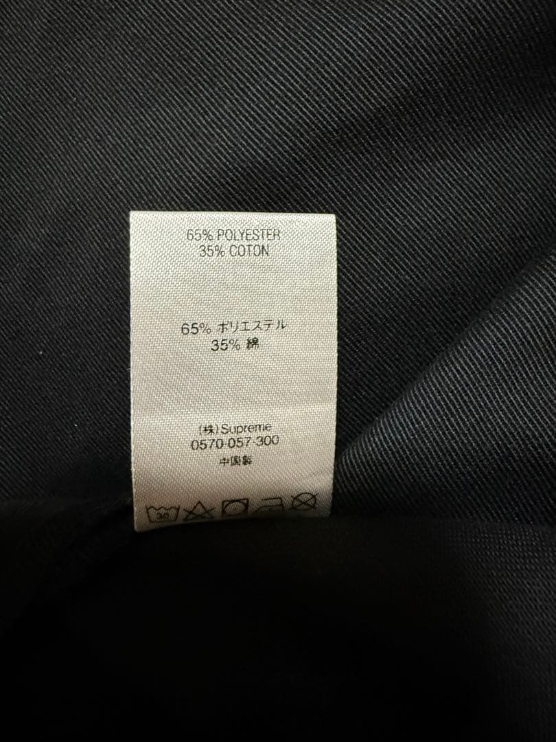 Supreme 黒 チノパン