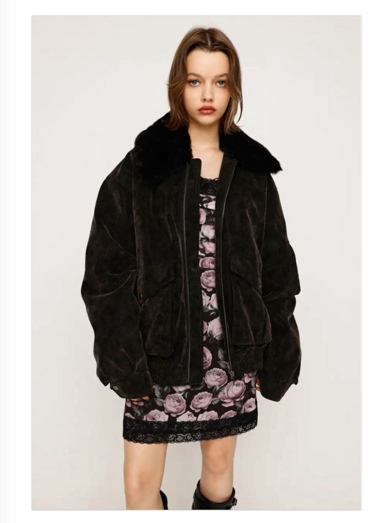 SLY WASHED PUFFER ブルゾン