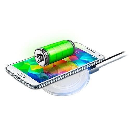 置くだけ簡単！ ワイヤレス充電器 コードレス Qi規格 省スペース ホワイト