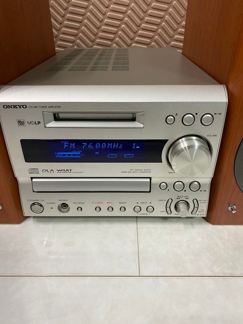 ONKYO CD・MD・ラジオコンポ　動作品