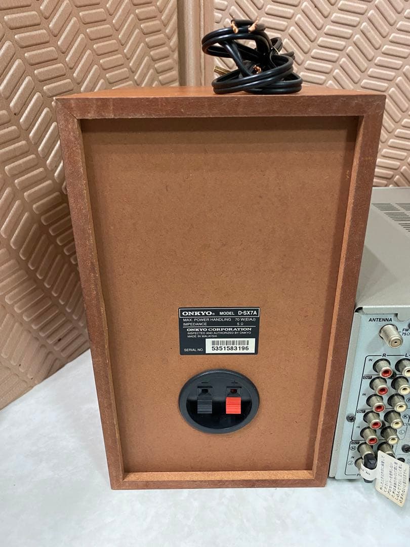 ONKYO CD・MD・ラジオコンポ　動作品