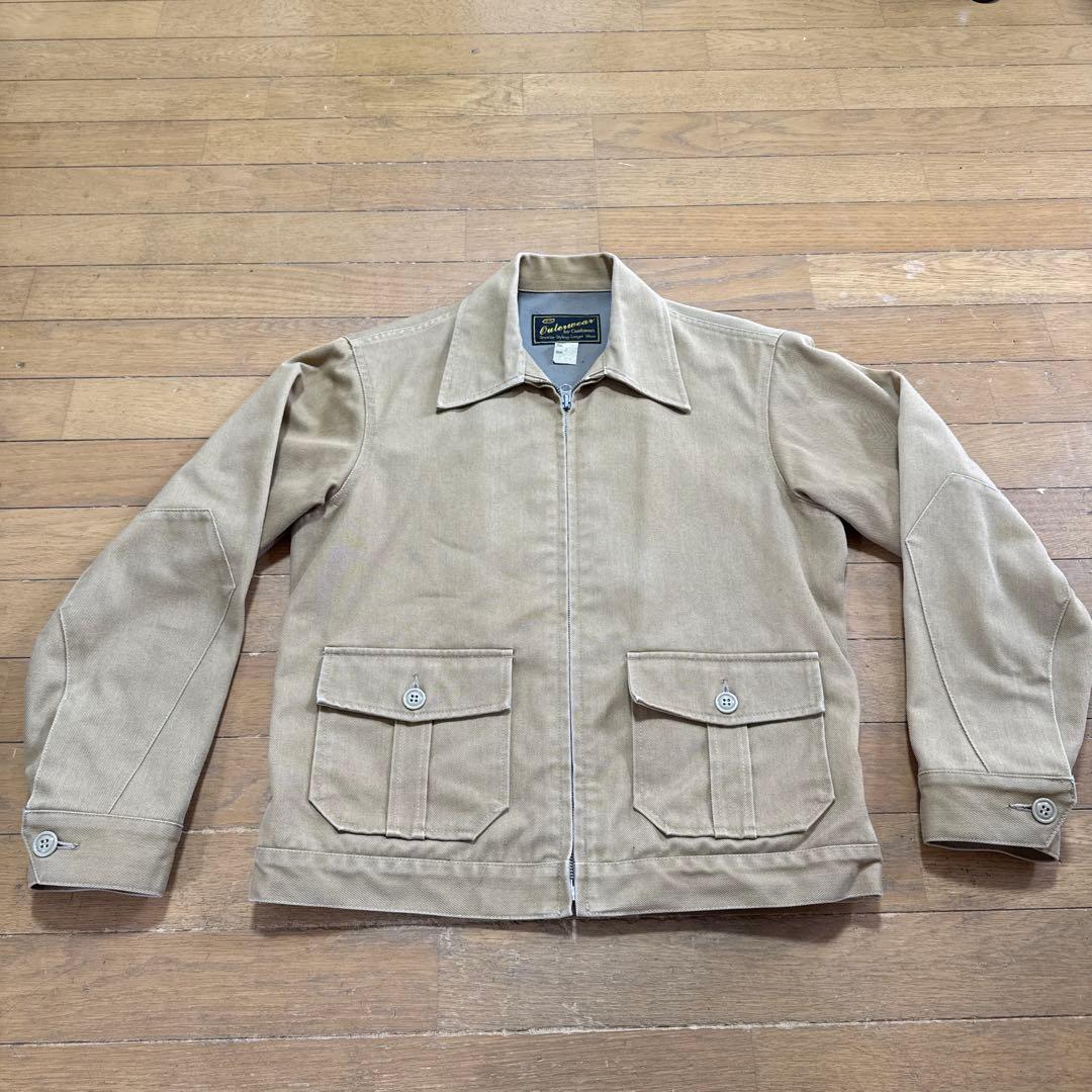 【3】Cushman ジャケット　ベージュ カバーオール C-7