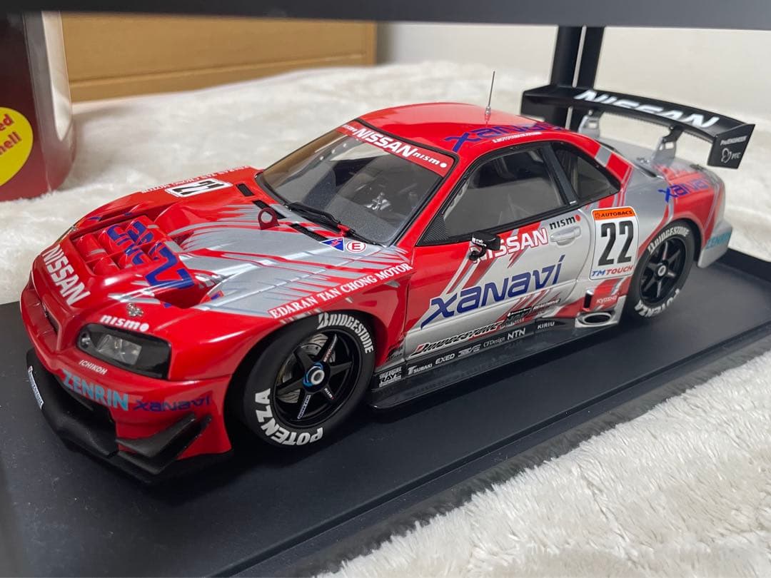 ミニカー AUTOart 1/18 JGTC 2002 Xanavi Nismo GT-R