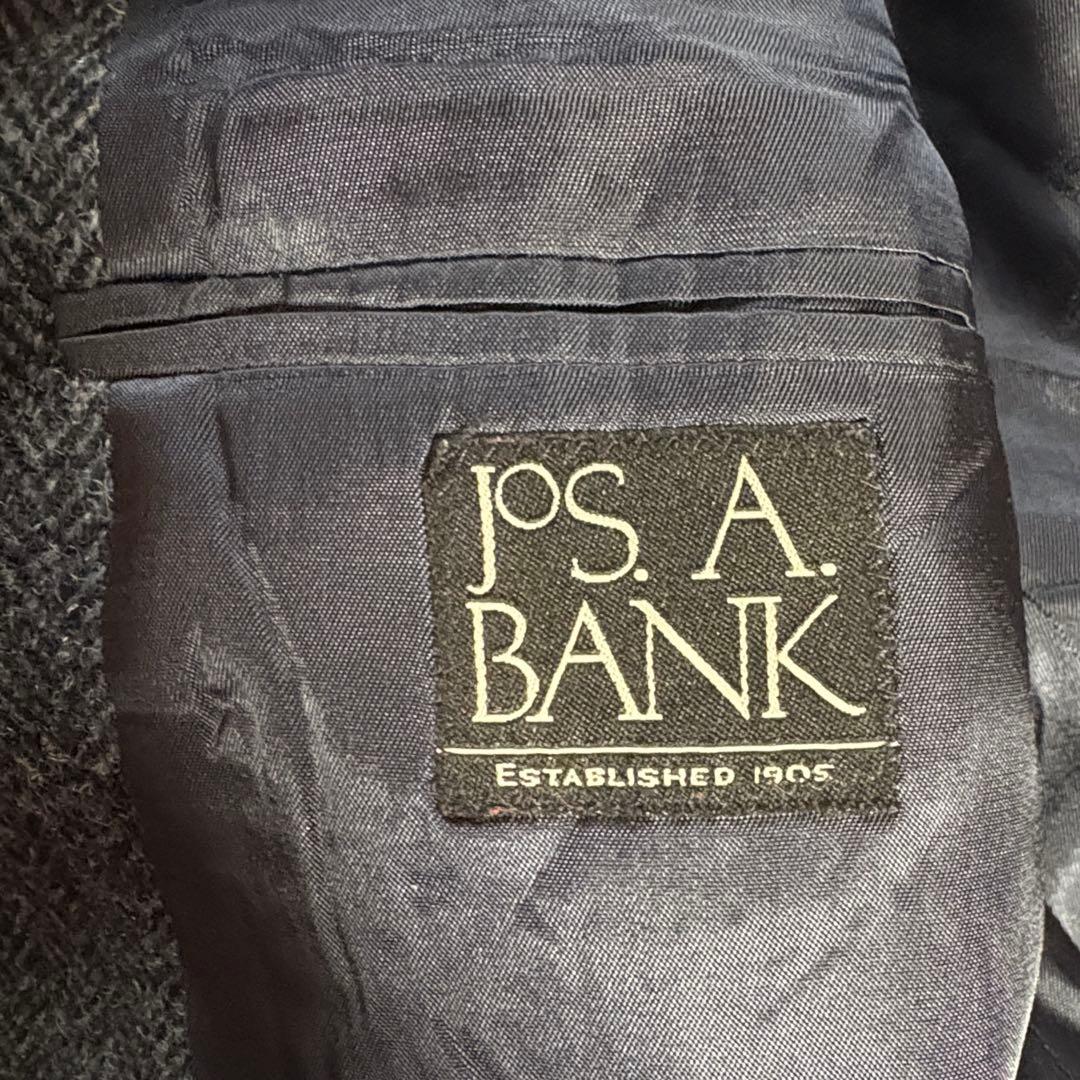 美中古 ハリスツイード Jos. A. Bank ツイードジャケット 42・L