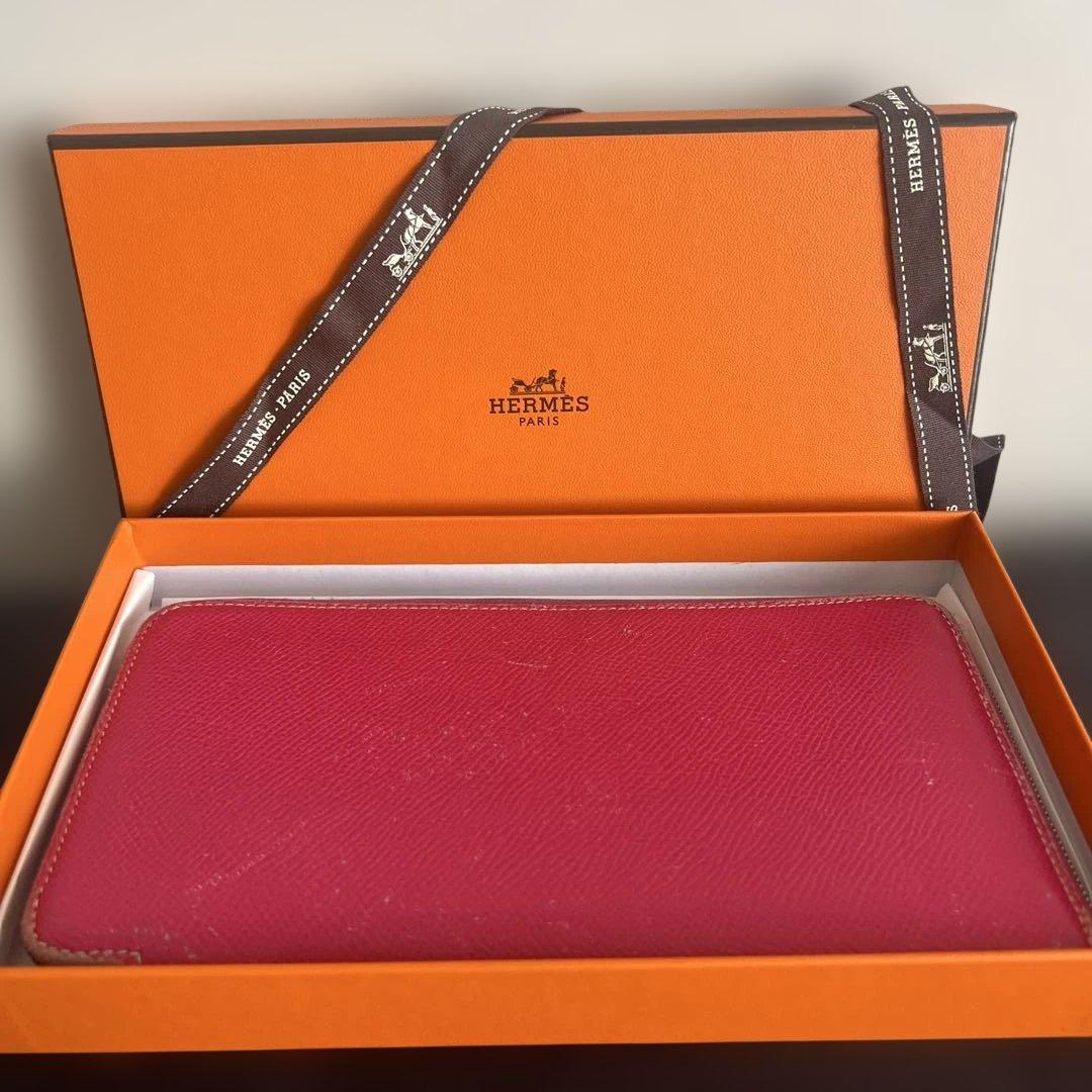 HERMESシルクインロング財布