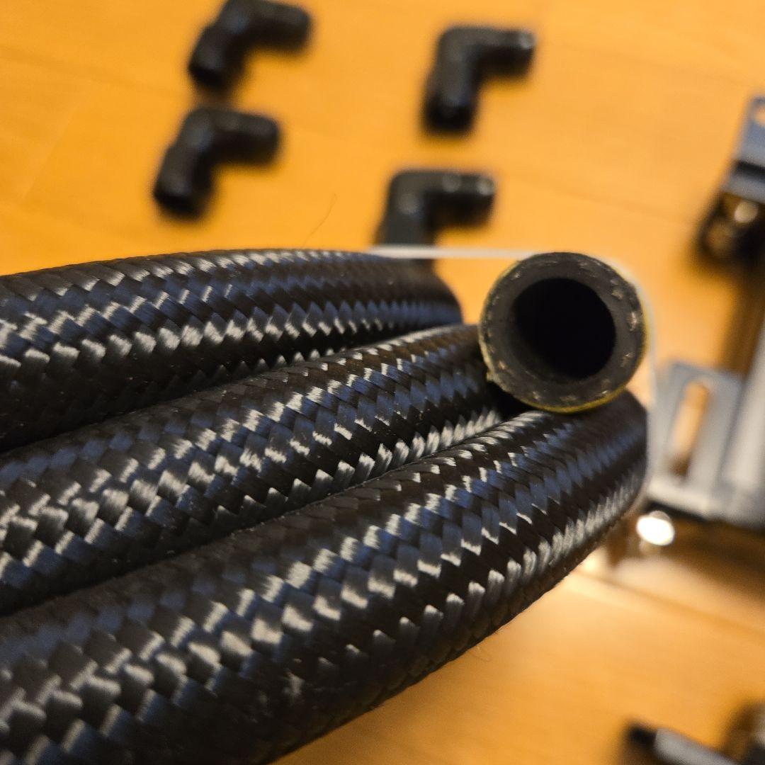 オイルクーラー 大小2つ ホース3m付