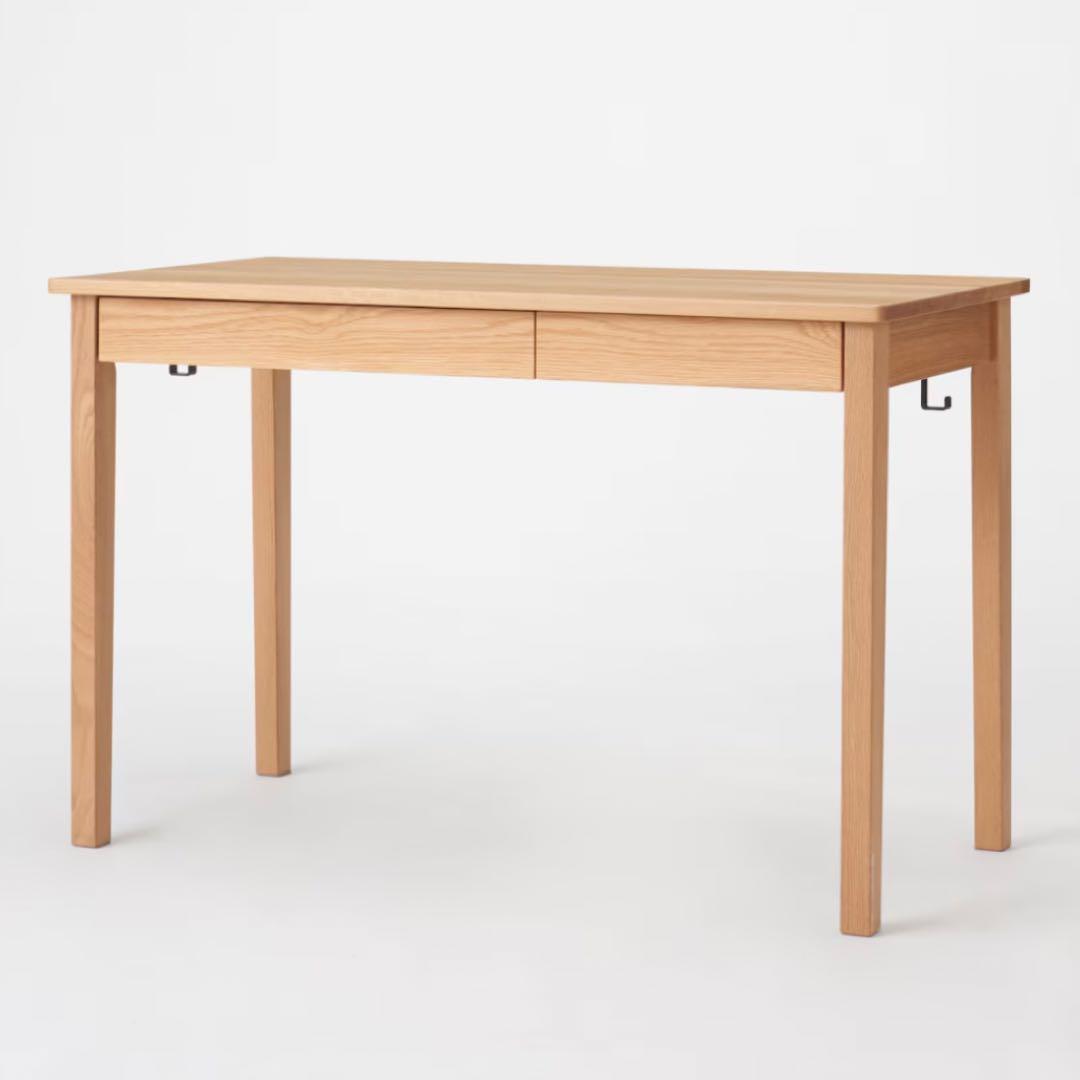 無印良品　オーク材デスク